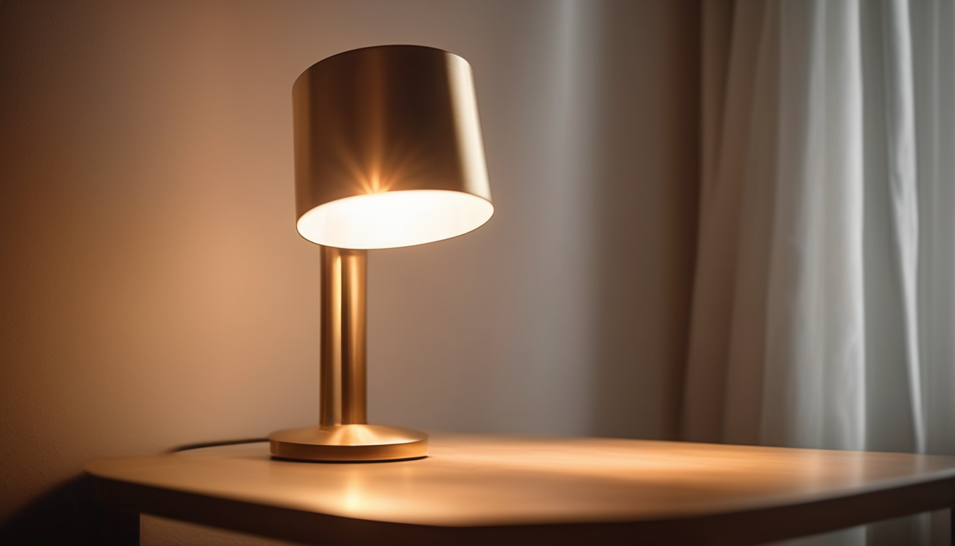 Soft light emanating from bulb representing spiritual energy